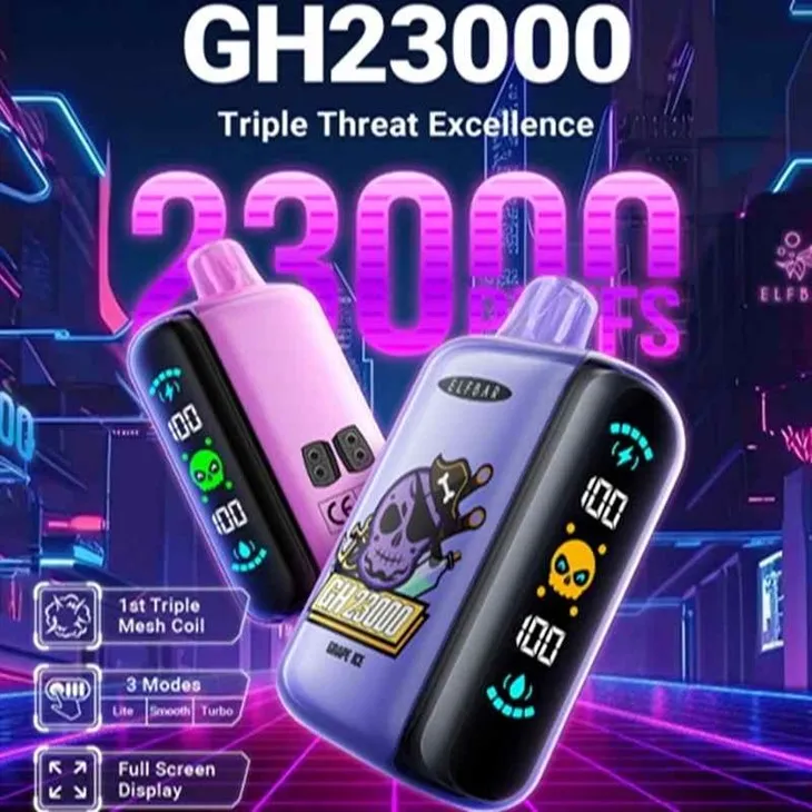 2024-New-Popular-Elf-Gh-Bar-23000-Puffs-Disposable-Vape-Bar-Digital-Smart-Screen-12-Fruity-Flavors-Vapes-Dragbar-I-Al-Vapme-Geek-Fakher-Bar 2024-New-Popular-Elf-Gh-Bar-23000-Puffs-Disposable-Vape-Bar-Digital-Smart-Screen-12-Fruity-Flavors-Vapes-Dragbar-I-Al-Vapme-Geek-Fakher-Bar