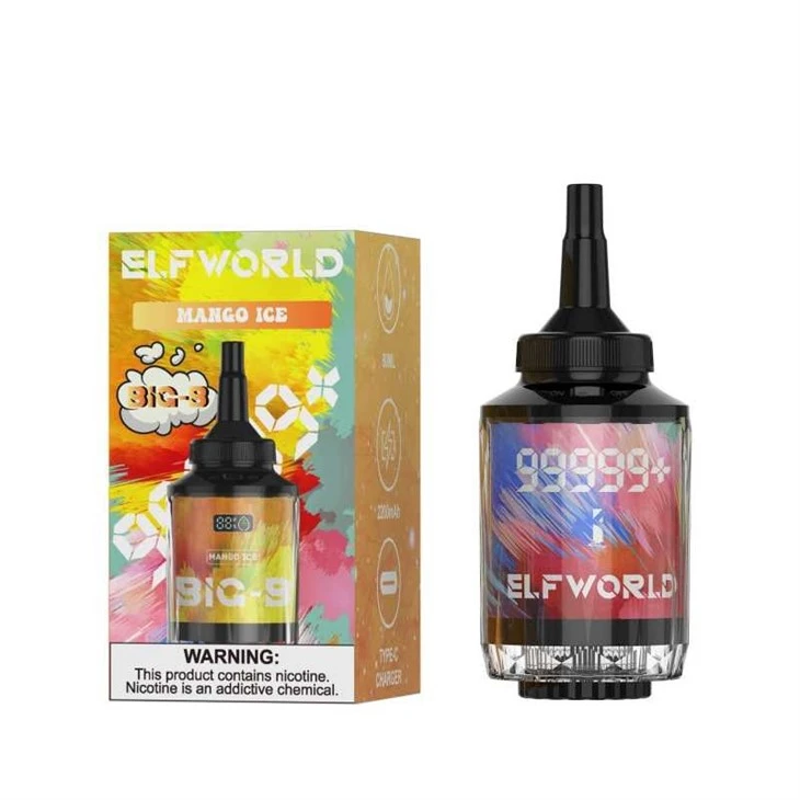 ELFWORLD DOUBLE MOUTHED GIANT HOOKAH 99999+ Puff 7