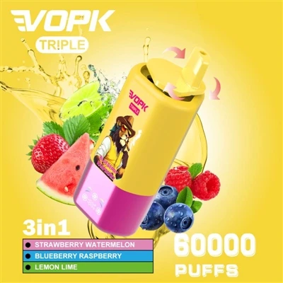 VOPK TRIPLE 60000 PUFFS MILLOR TRES TRES Sabor Vape Experience