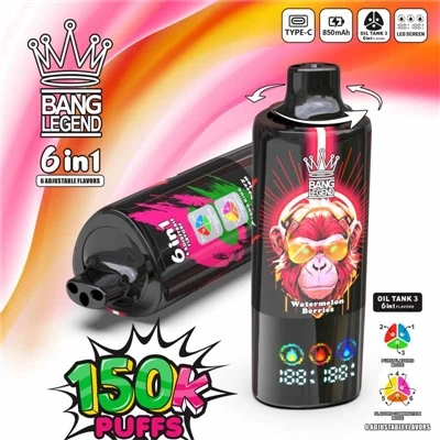 BANG LEGEND Cigarret electrònic d'un sol ús 150 000 -: una experiència innova...