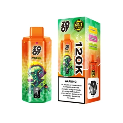 ZOOY 120K 6IN1: cigarrets electrònics d'un sol ús multi-premium per a ús d'al...