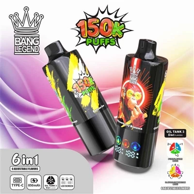 BANG LEGEND 150K PUFFS VAPE: un nou punt de referència per als cigarrets elec...