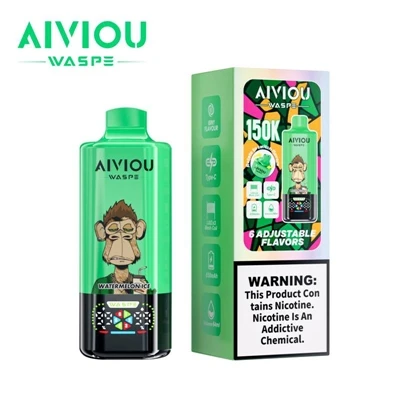 Vape d'un sol ús WASPE Aiviou 6 en 1 150K Puffs - Cigarret electrònic d'un so...