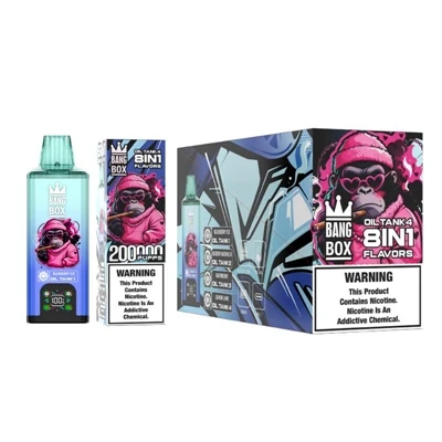 Vape d'un sol ús BANG BOX 200K: l'opció preferida per a un ús d'alta capacita...