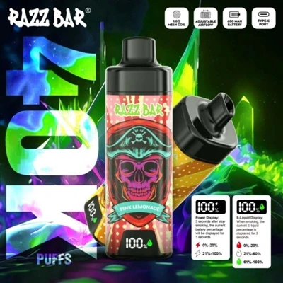 Cigarret electrònic d'un sol ús Razz Bar 40K: una nova experiència amb gran c...