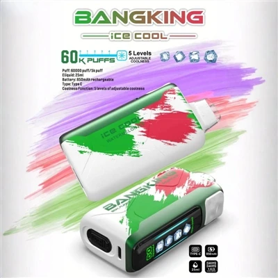 BANGKING ICE King COOL 60000: l'evolució-alta dels cigarrets electrònics d'un...