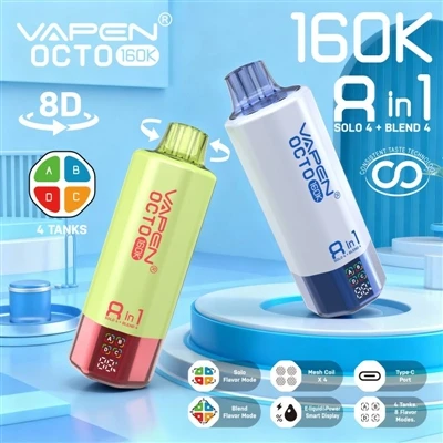 Múltiples sabors, sense compromís: com Vapen Octo 160K 8en1 redefineix l'expe...