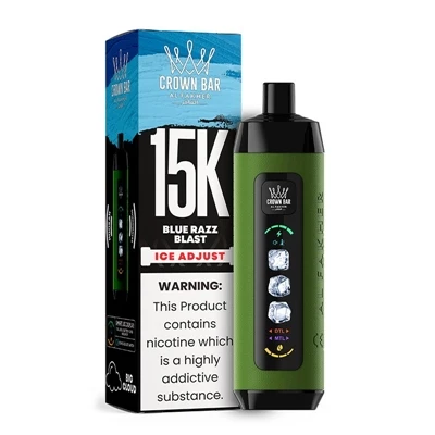 AL Fakher Crown Bar Ice Adjust 15K: una opció premium per a cigarrets electrò...
