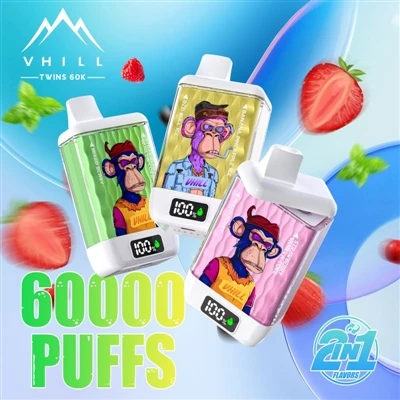 Vhill Twins 60000: una nova experiència en cigarrets electrònics d'un sol ús-...