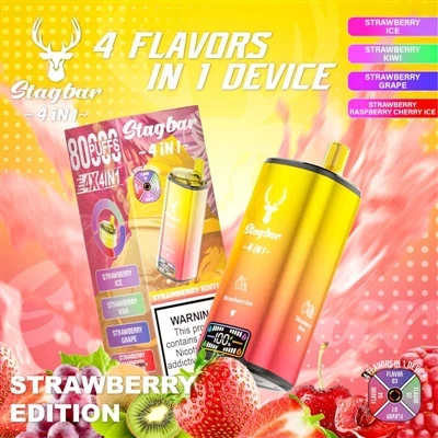 Recomanació del canal a l'engròs de Hotsellvape: Stag Bar 4in1 80000 Puffs - ...