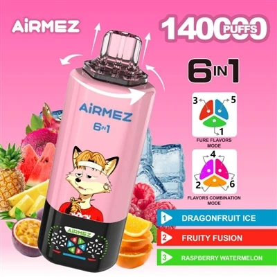 Airmez Fox 140000: inaugurant una nova era de vaporització d'un sol ús