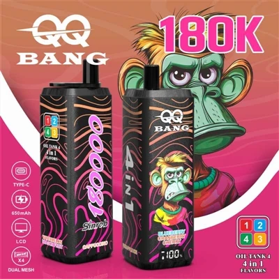 QQ BANG 4in1 180K: un pal per a quatre sabors, fent que el vostre dia sigui d...