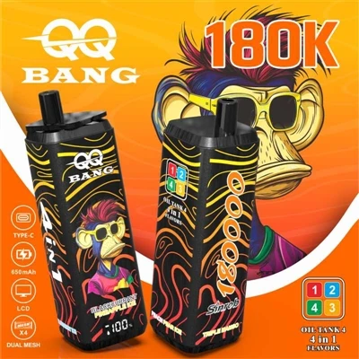 QQ BANG 180K 4en1: un cigarret, quatre sabors: una festa portàtil per a joves