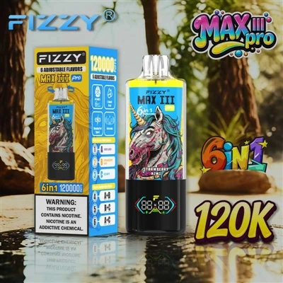 Fizzy MAXIII Pro 120K Puffs: quan s'incorporen sis sabors en un sol dispositi...