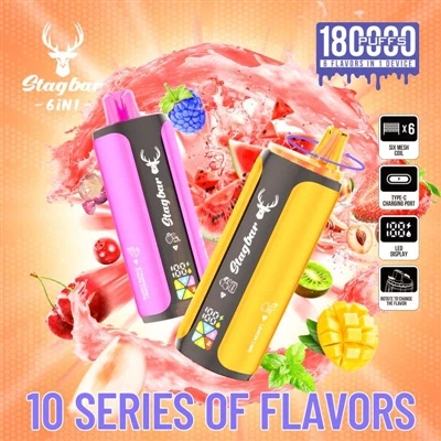 StagBar 6in1 180K Puffs Vape: quan els cigarrets electrònics-Ja no són monòto...