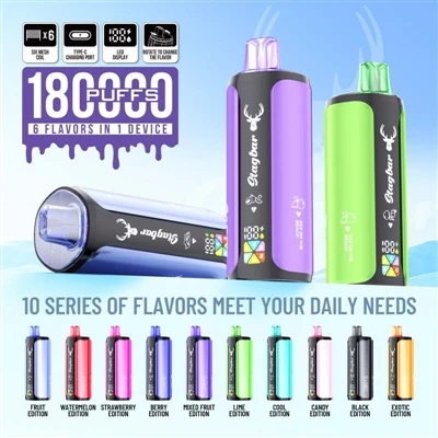 StagBar 180000 Puff 6 en 1: un dispositiu que realment integra una llarga dur...