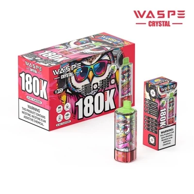Waspe Crystal 8-in{-1 180,000 Puffs Vape: un exemple excel·lent de l'