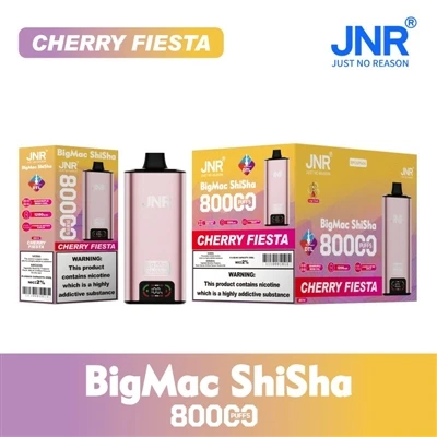 JNR Big Mac Shisha 80000: redefinint l'experiència de vapor d'un sol ús d'alt...
