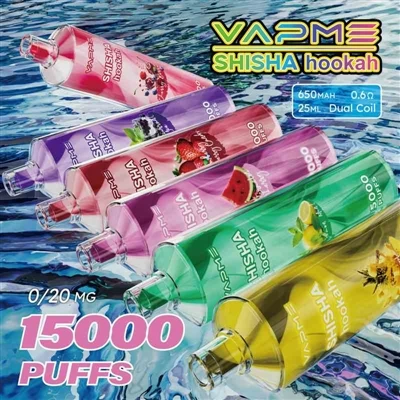 Vapme Shisha Hookah 15000: una fusió d'experiència amb narguile lleugera i va...