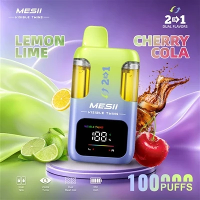 MESII VISIBLE TWINS 100K Puffs: quan els cigarrets electrònics comencen a 