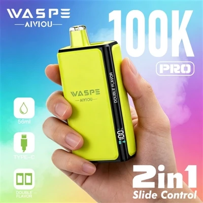 Waspe Double Flavour 100K Pro: quan vaping comença a dir no a l'