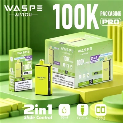 Waspe Double Flavour 100K Pro: quan els vaporitzadors d'un sol ús comencen a ...
