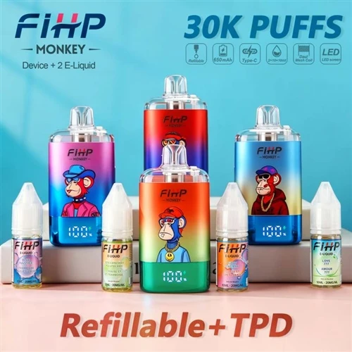 Vape recarregable FIHP MONKEY 30K: una nova opció que equilibra la llarga dur...
