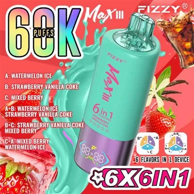 Fizzy Max III 60K 6 en 1 sabor